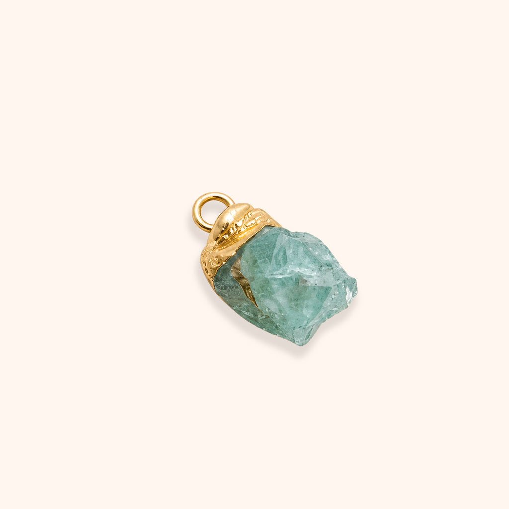 Raw Agate Crystal Pendant
