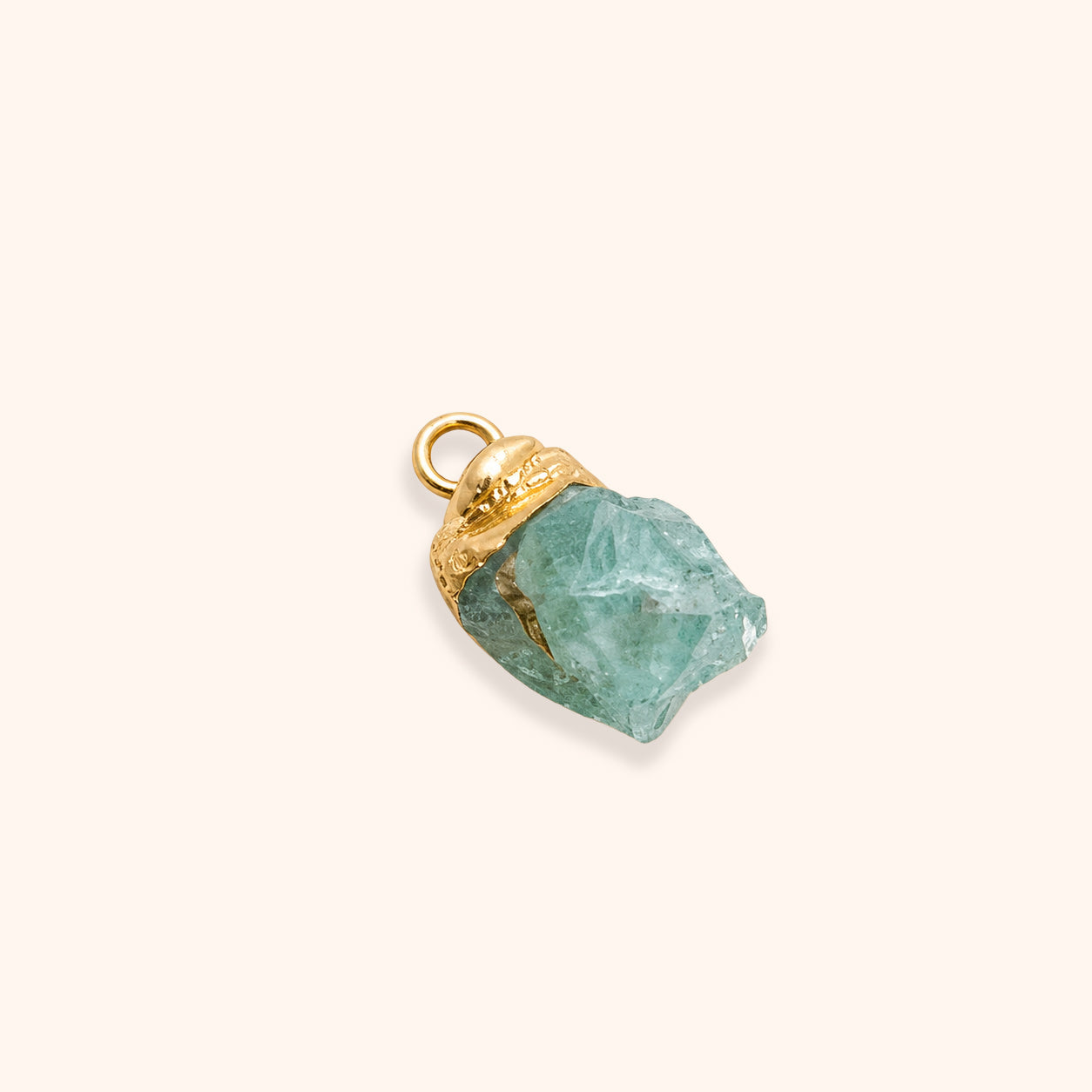 Raw Agate Crystal Pendant