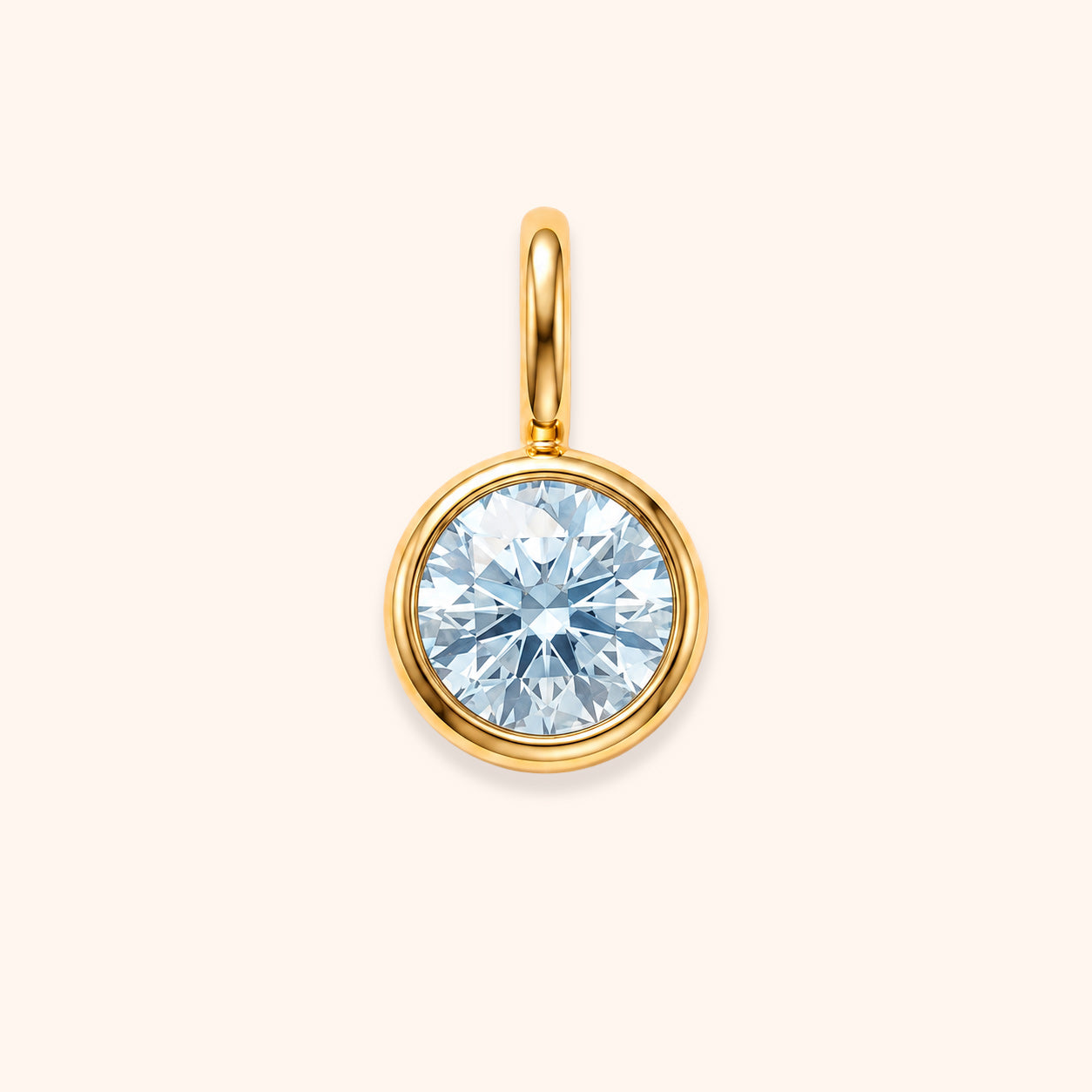 March Birthstone Charm