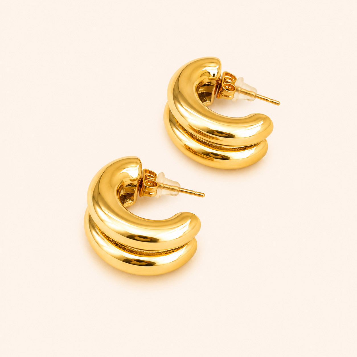 C-Hoop Earrings