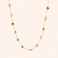 Aurora Gemstone Station Necklace