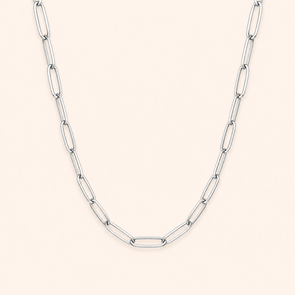 Silver Urban Link Necklace