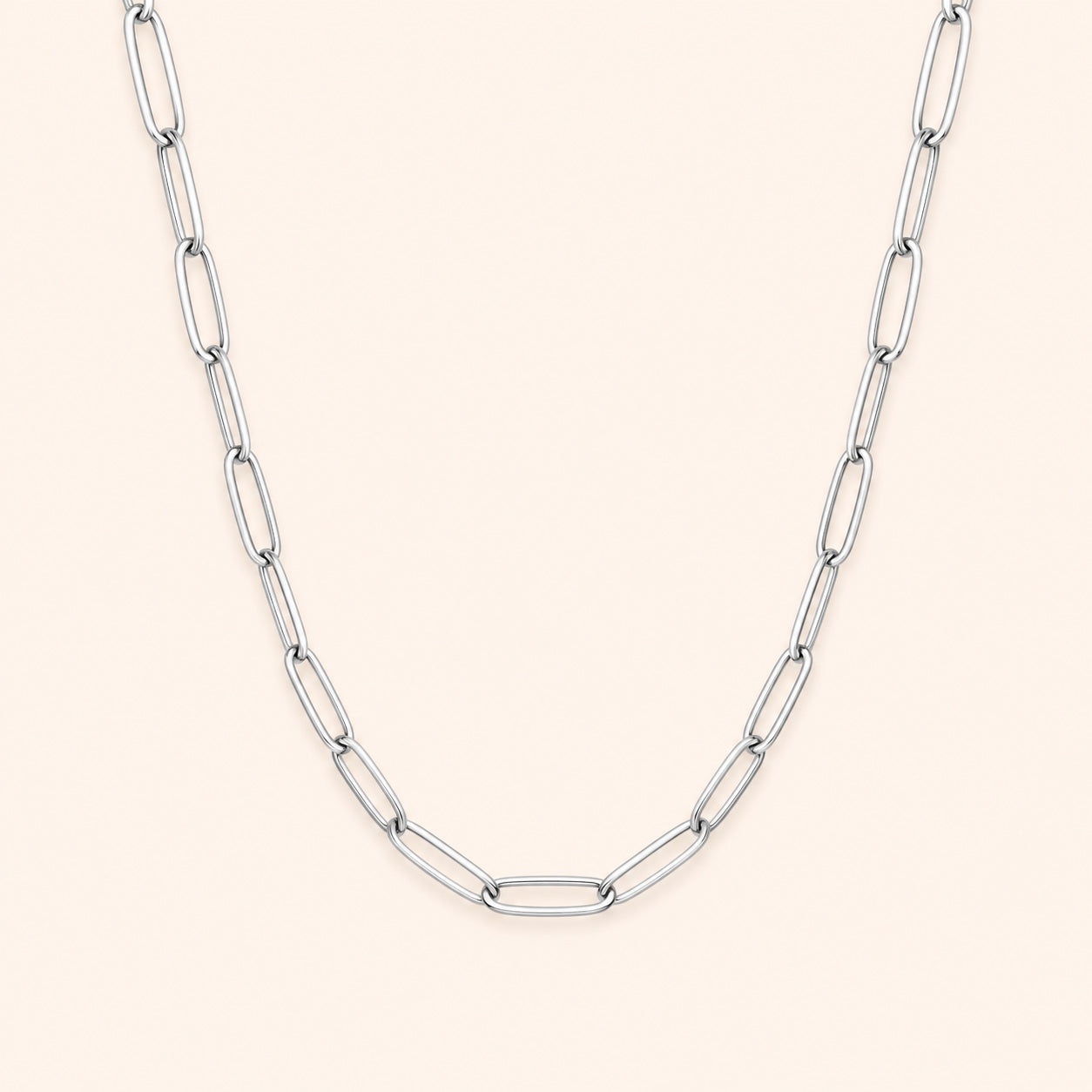 Silver Urban Link Necklace