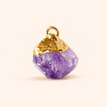 Raw Amethyst Pendant