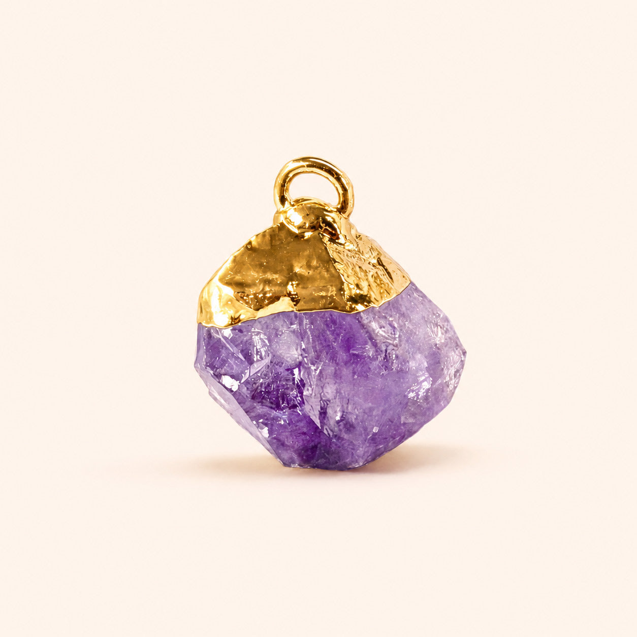Raw Amethyst Pendant