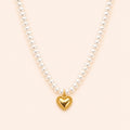 Golden Keepsake Pearl Necklace