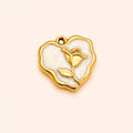 Blooming Heart Charm