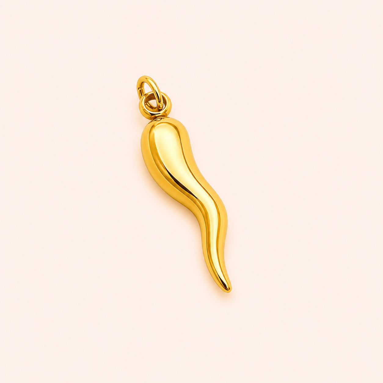 Golden Pepper Pendant