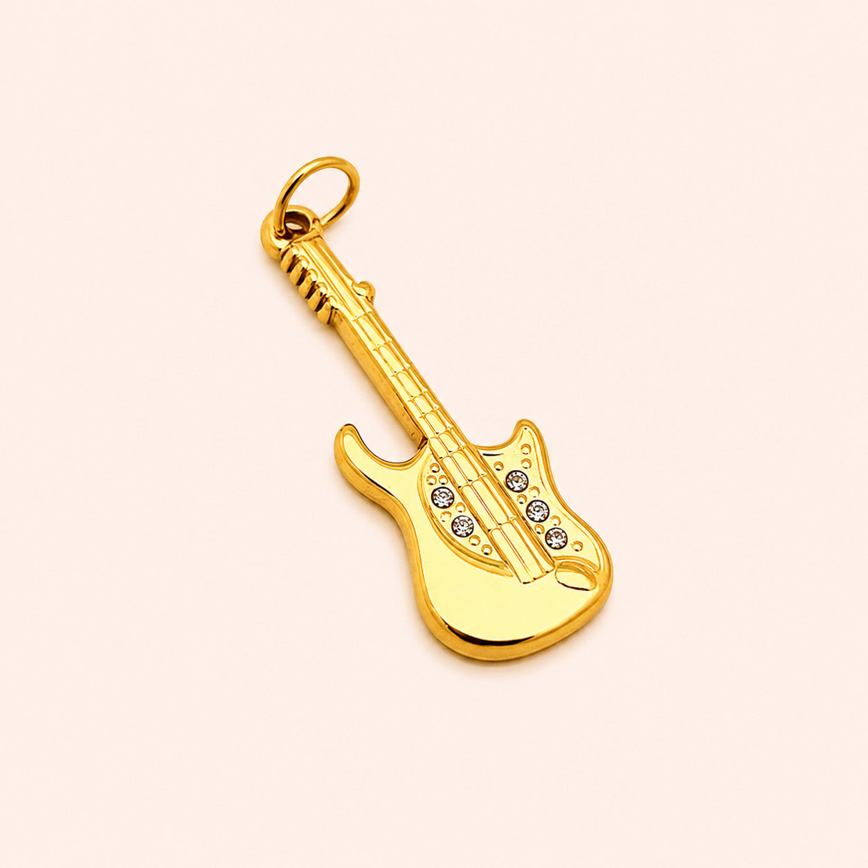 Golden Melody Guitar Charm