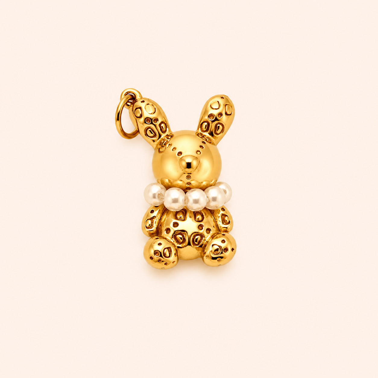 Pearl Bunny Charm