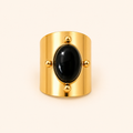 Midnight Luxe Statement Ring