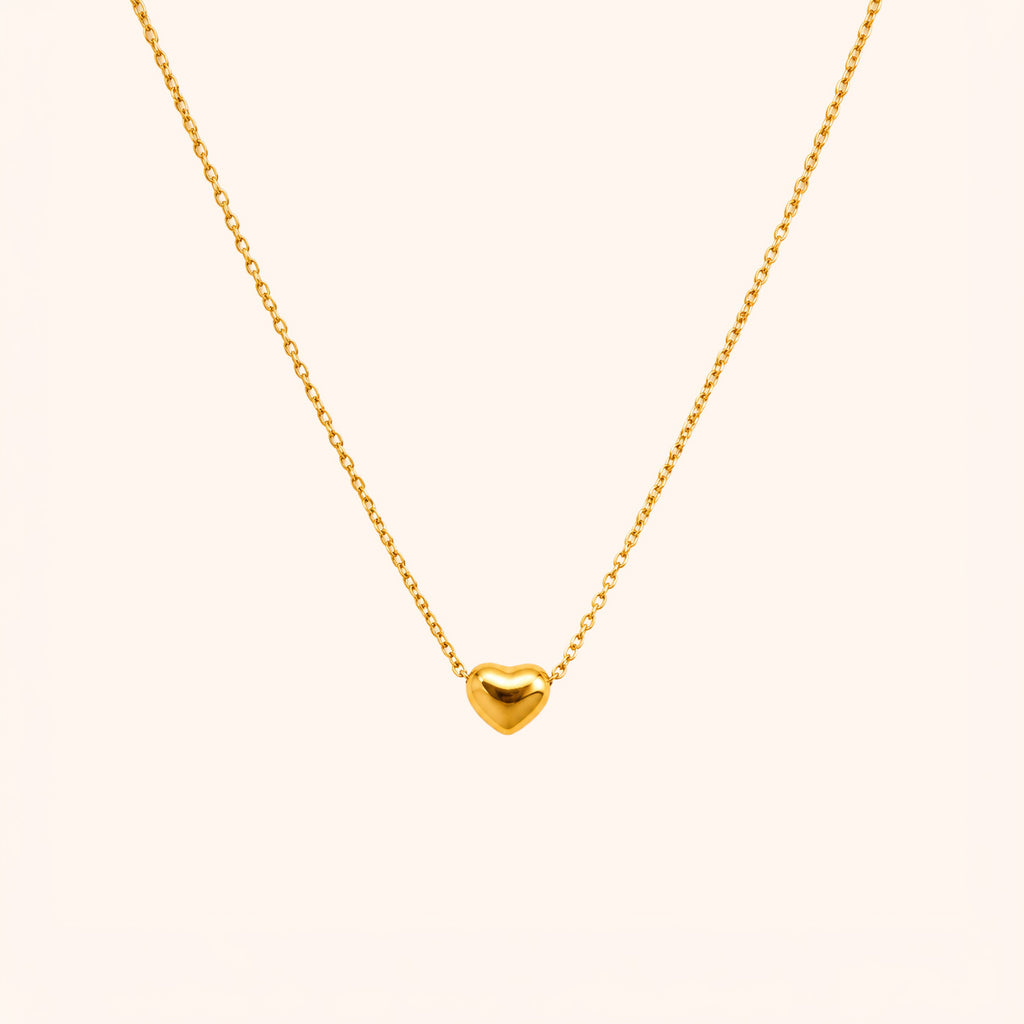 Gold Pure Heart Necklace