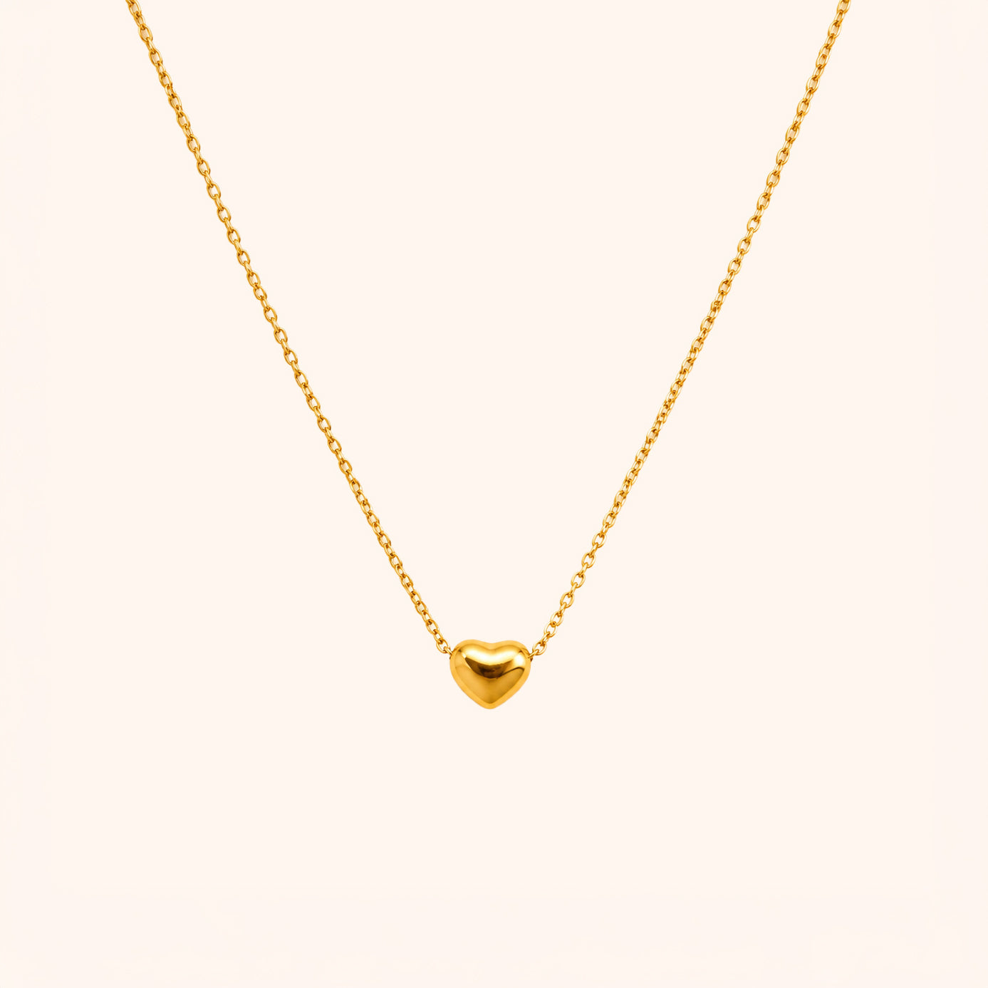 Gold Pure Heart Necklace