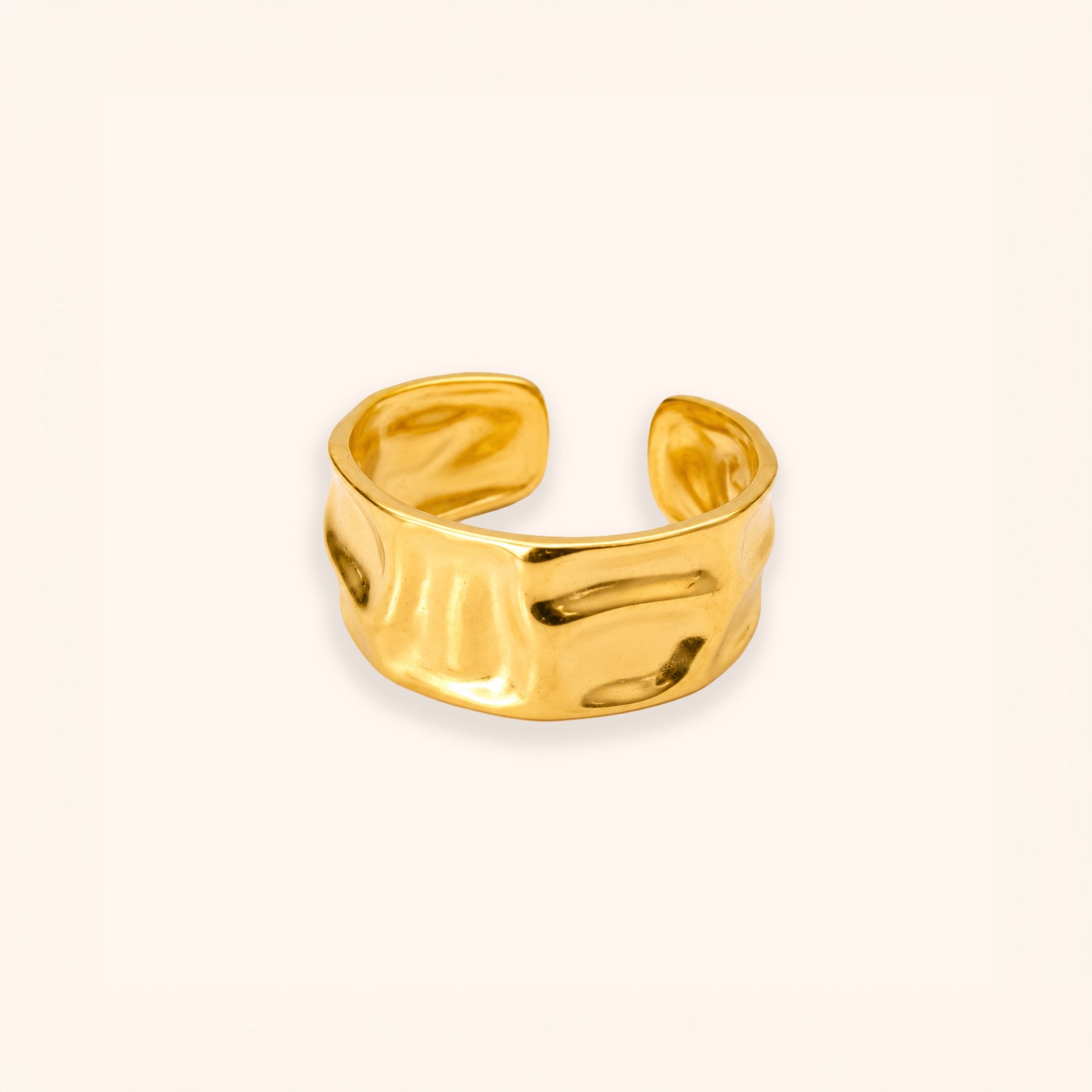 Gold Wave Ring
