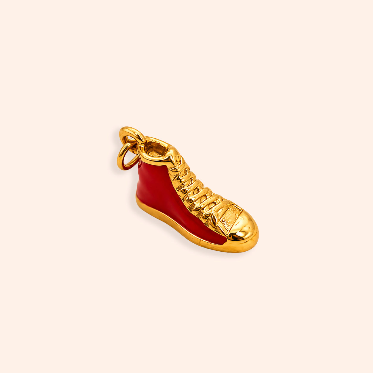 Gold Sneaker Charm