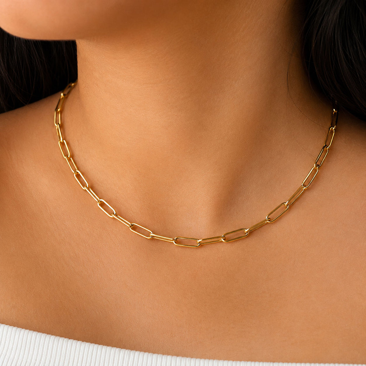 Golden Link Necklace