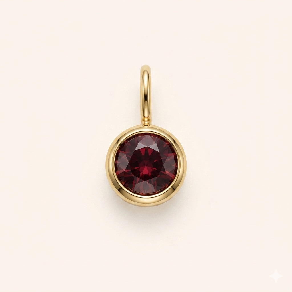 January Birthstone Charm