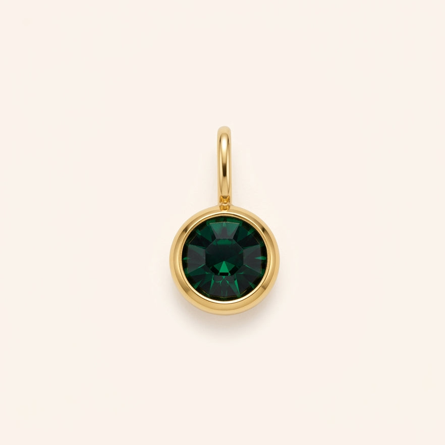 May Birthstone Charm