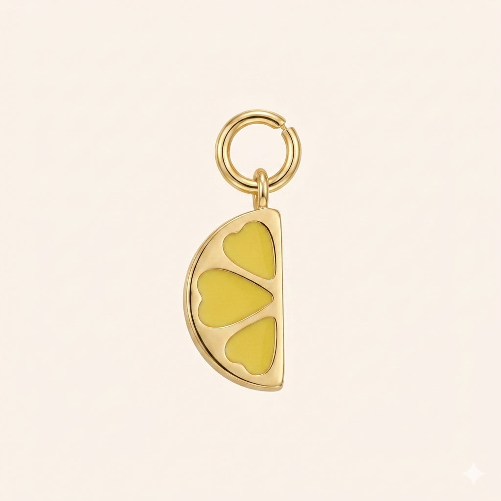 Lemon Slice Pendant Charm