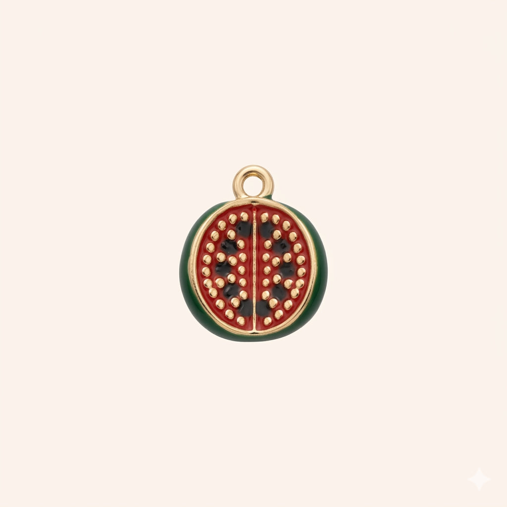 Watermelon Enamel Charm