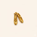 Golden Ballet Slippers Charm