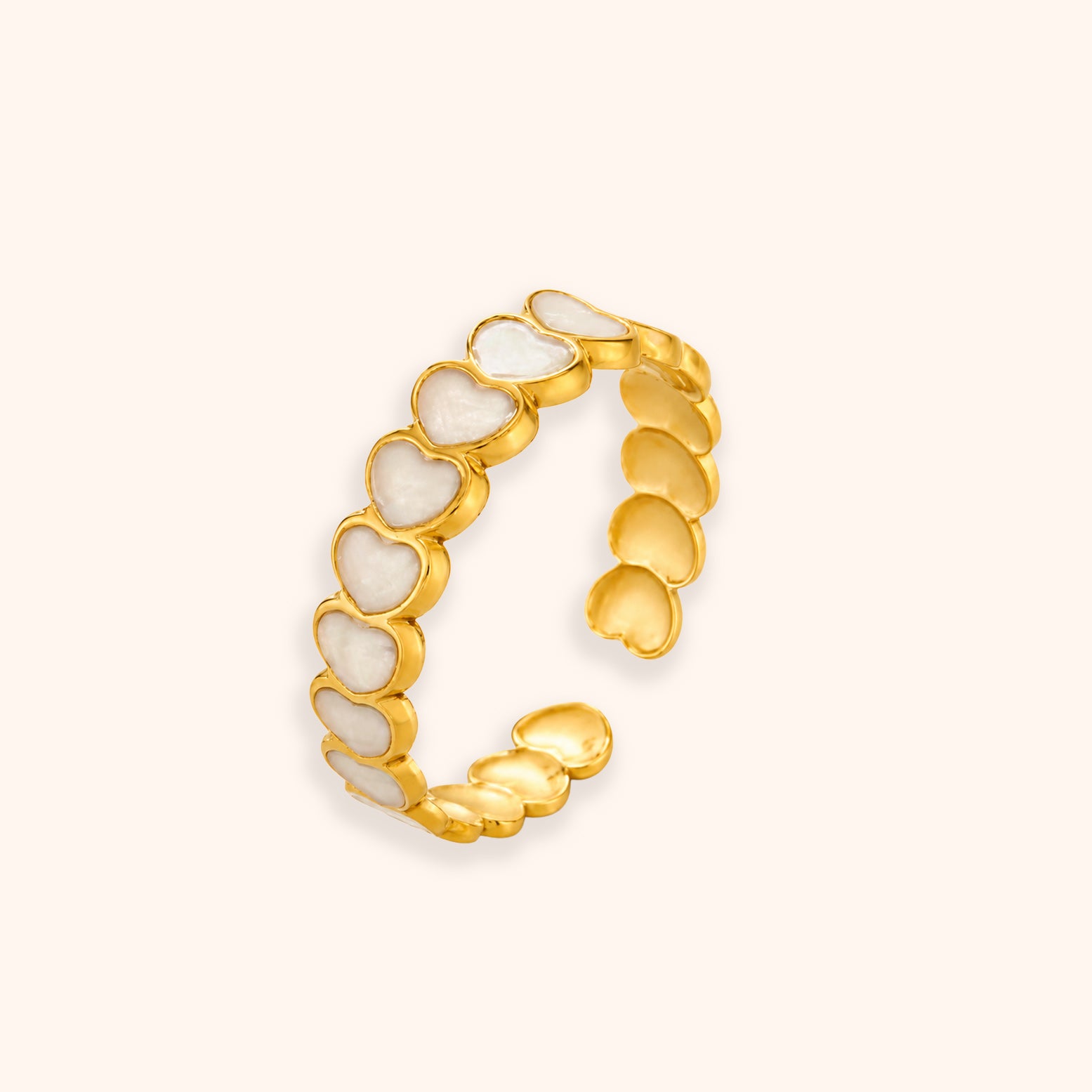 Gold Pearl Ring