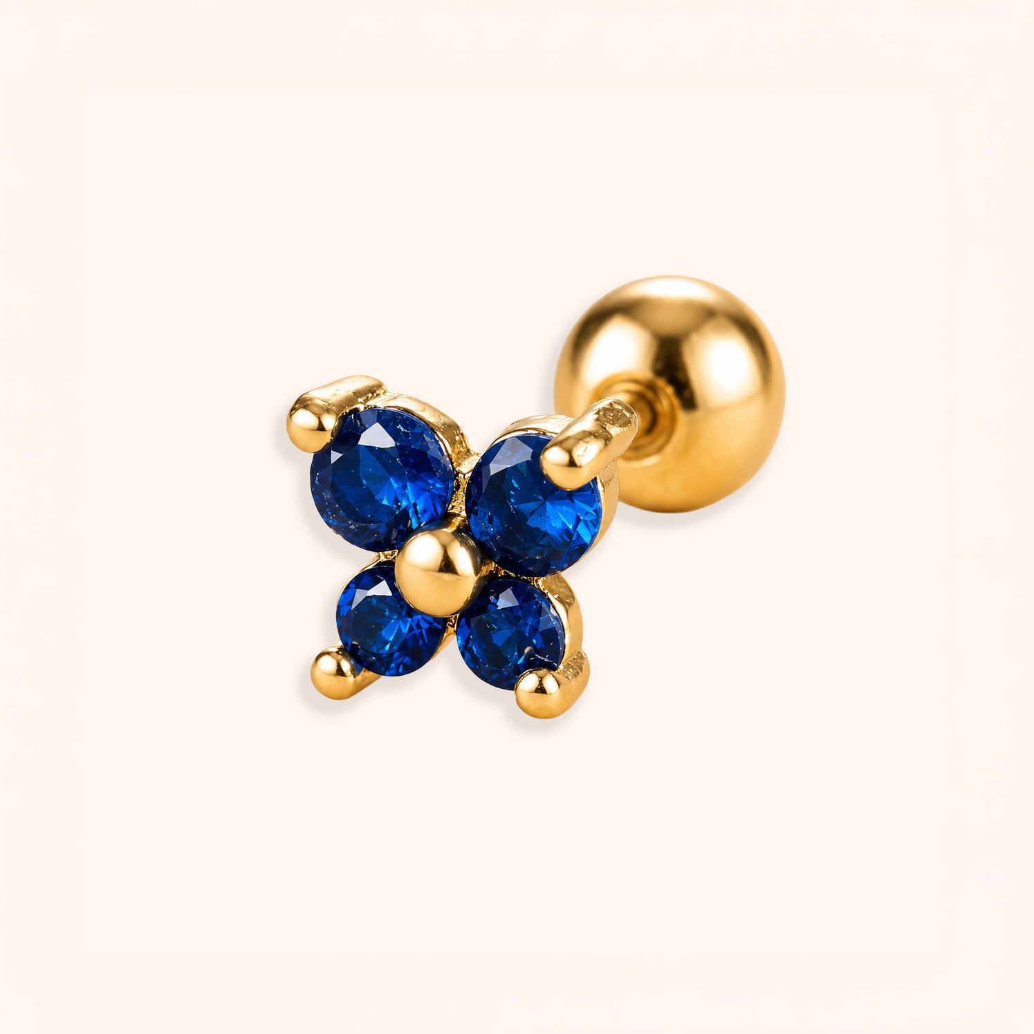 Midnight Clover Stud (A pair)