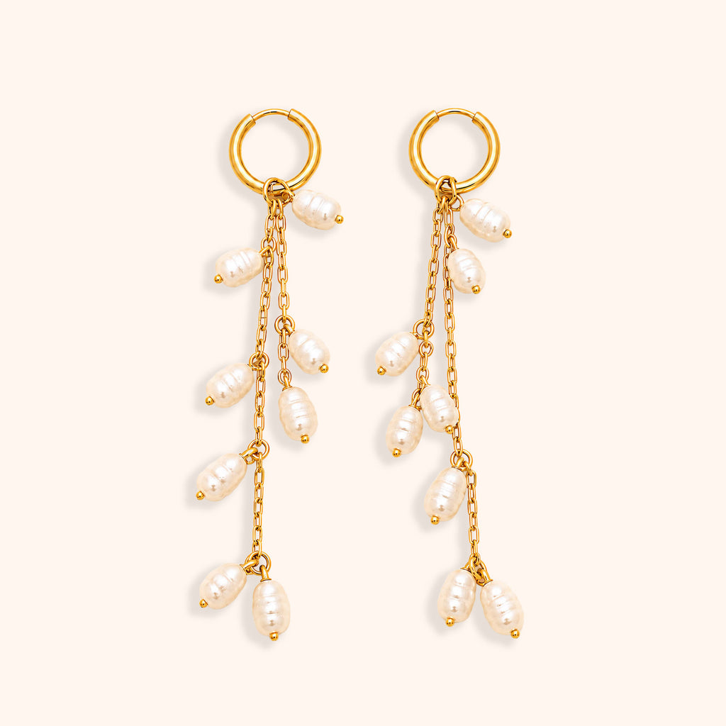 Cascade Chain Drop Earrings