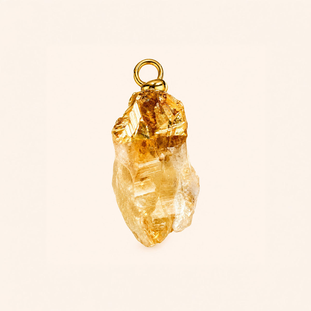 Citrine Charm Pendant