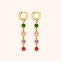 Gem Tassel Earrings