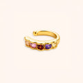 Multi Gem Ear Cuff (Single Piece)