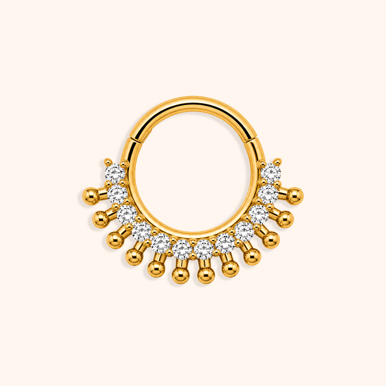 Zircon Nose Ring
