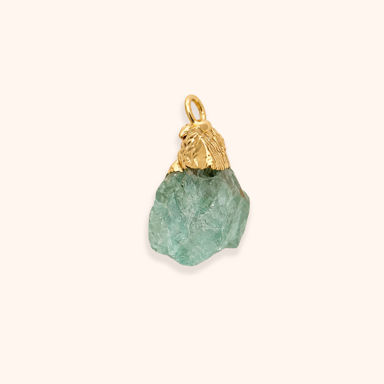 Raw Agate Crystal Pendant