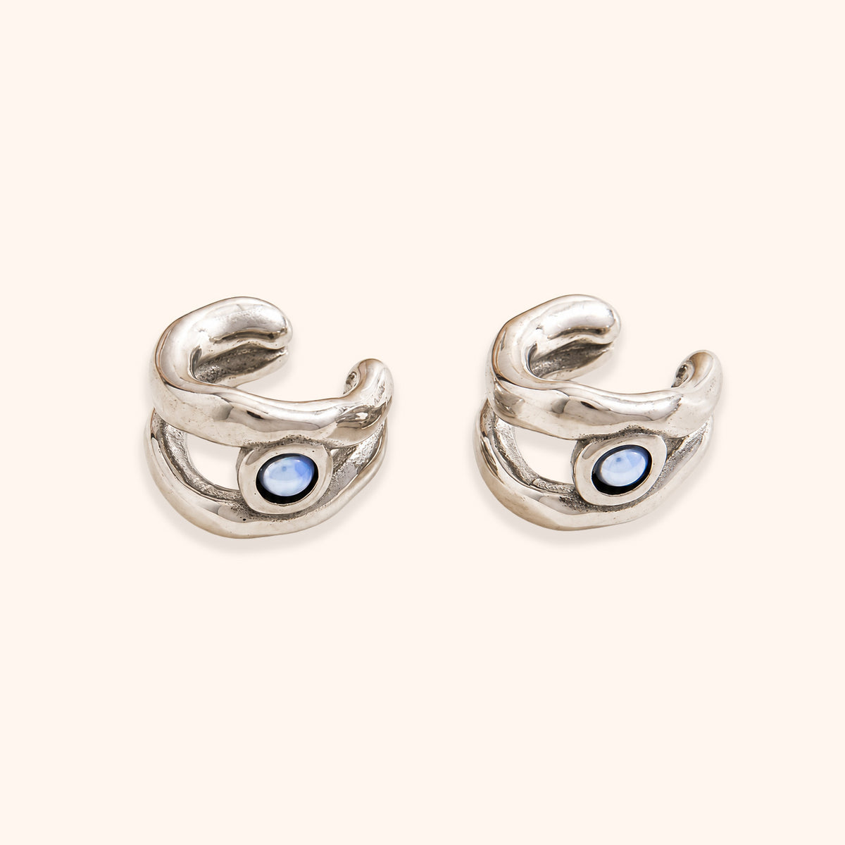 Pearl Orbit Ear Cuff (A Pair)