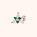 Emerald Bloom Stud (A pair)