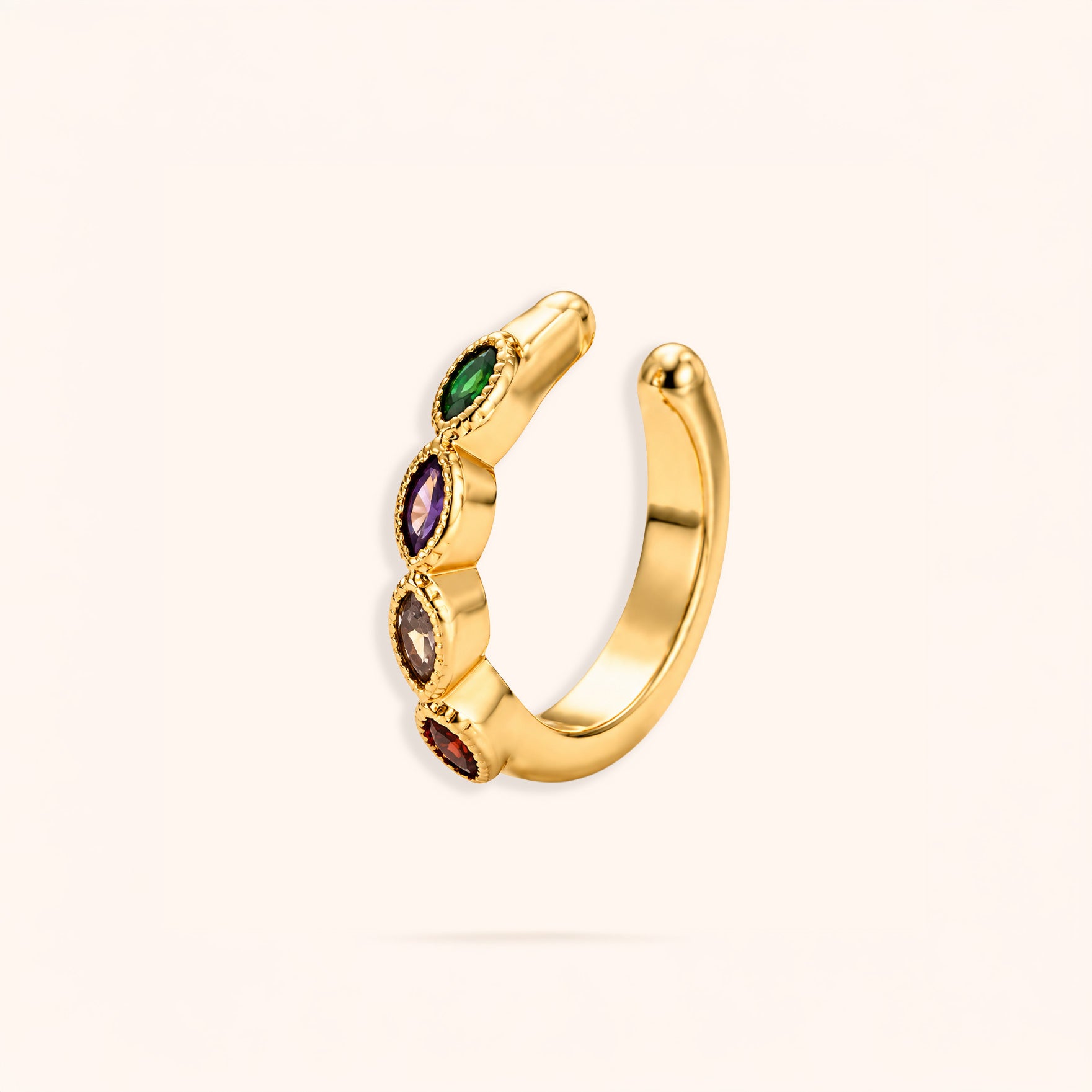 Gem Ear Cuff (Single Piece)