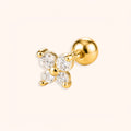 Ivory Clover Stud (A pair)